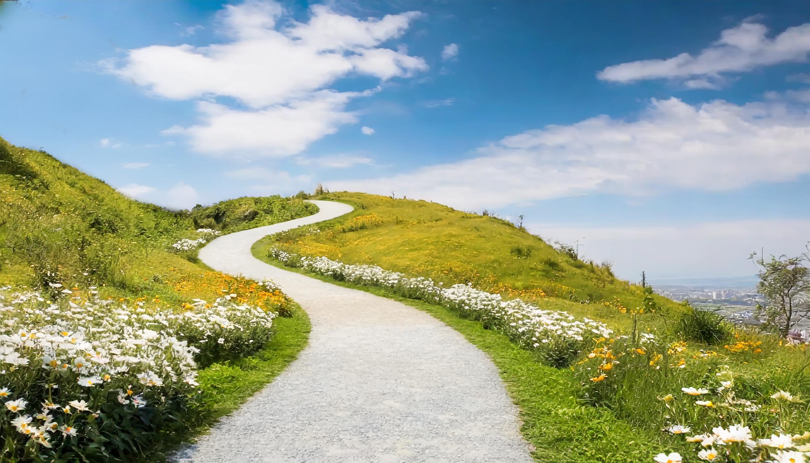 Winding path
